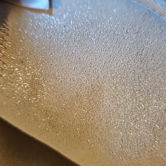 BEARPAW TODDLER GIRL FUR LINED REAL LEATHER ROSE GOLD GLITTER BOOTS SIZE 7 NWT - Picture 2 of 14